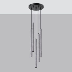 Lampă suspendată PASTELO 5P beton - imagine 2