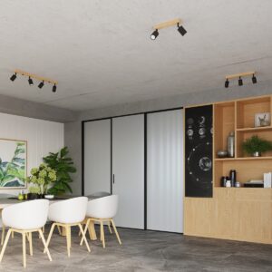 Plafonieră VERDO 3L negru - imagine 9