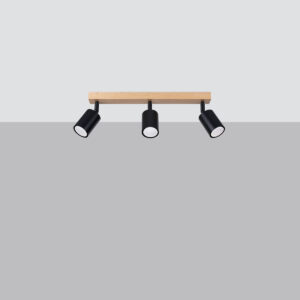 Plafonieră VERDO 3L negru - imagine 2