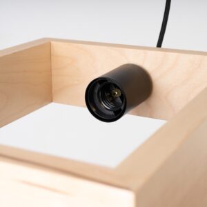 Lampă suspendată ARIES lemn natural - imagine 8