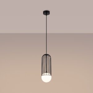 Lampă suspendată BRINA 1 negru - imagine 3