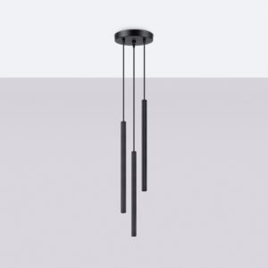 Lampă suspendată ARCHE 3P negru - imagine 2