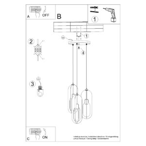 Lampă suspendată NICUS 1 alb - imagine 11