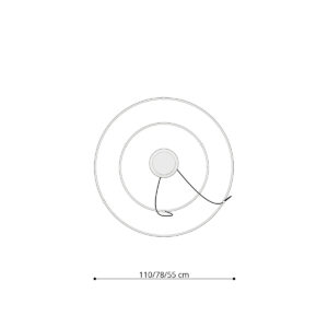 Candelabru RIO 2 55/78 negru 3000K - imagine 7