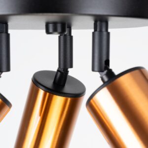 Plafonieră WINX 3P negru/cooper - imagine 8