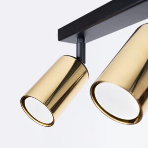 Plafonieră WINX 2 negru/galben - imagine 6