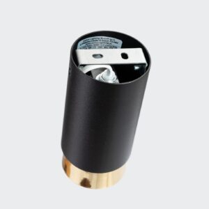 Plafonieră NERO 12,5 negru/gold - imagine 4