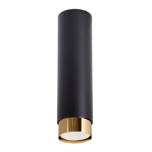 Plafonieră NERO 22,5 negru/gold - imagine 1