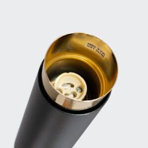 Plafonieră NERO 22,5 negru/gold - imagine 5