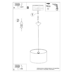 Lampă suspendată FOOTBALL A 40 - imagine 5