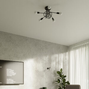 Candelabru LOOP 3 negru - imagine 6