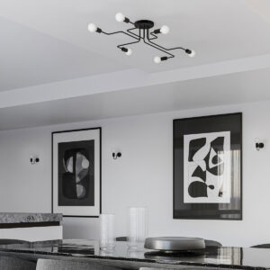 Candelabru VECTOR 4 negru - imagine 8