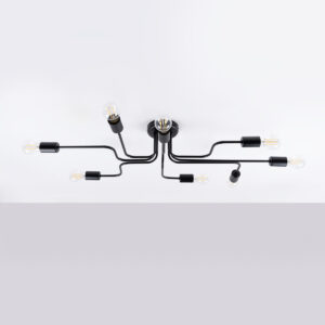 Candelabru VECTOR 8 negru - imagine 2