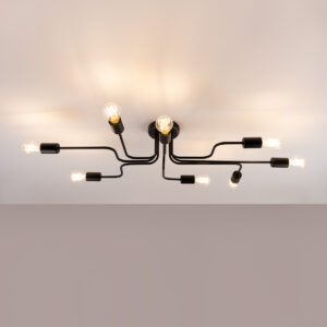 Candelabru VECTOR 8 negru - imagine 3