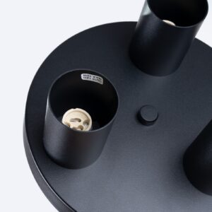 Plafonieră LAGOS 3P negru - imagine 4