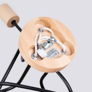 Candelabru EMBER 3 schwarz - imagine 4