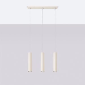 Lampă suspendată LAGOS 3L bej - imagine 2