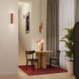 Lampă suspendată LAGOS 3L ocru roșu - imagine 10