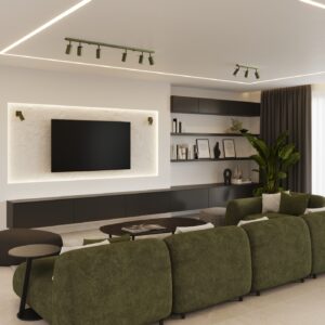 Plafonieră RING 6L verde măsliniu - imagine 12