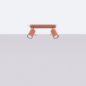 Plafonieră RING 2 roșu ochra - imagine 2