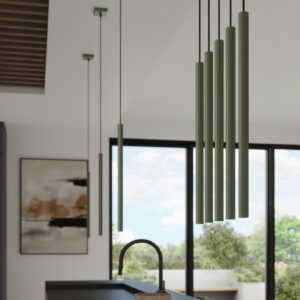 Lampă suspendată PASTELO 1 verde măsliniu - imagine 10