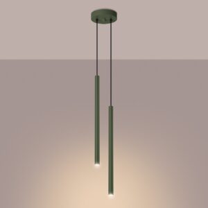Lampă suspendată PASTELO 2 verde măsliniu - imagine 3