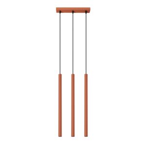 Lampă suspendată PASTELO 3 roșu ocru - imagine 1
