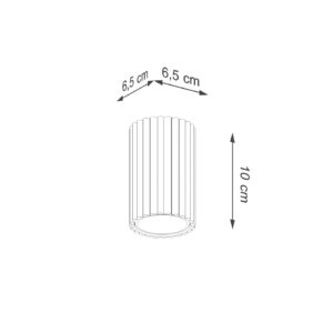 Plafonieră KARBON 10 alb - imagine 8