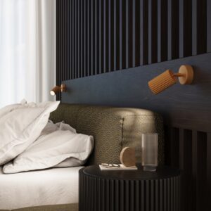 Lampă de perete KARBON aurie cu întrerupător - imagine 10