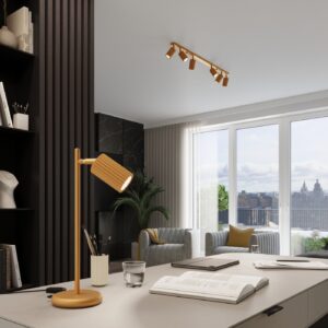 Plafonieră KARBON 6L auriu - imagine 12