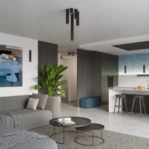 Lampă suspendată KARBON 3L negru - imagine 13