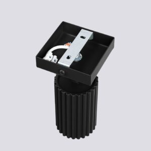 Lampă de perete KARBON negru - imagine 4