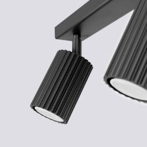 Plafonieră KARBON 2 negru - imagine 7