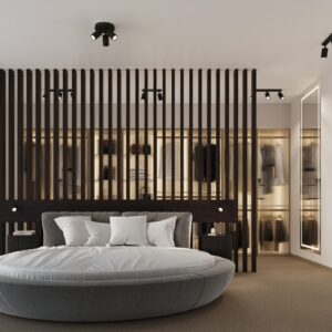 Plafonieră KARBON 3P negru - imagine 11