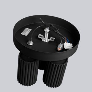 Plafonieră KARBON 3P negru - imagine 4