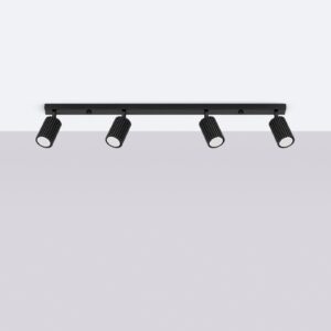 Plafonieră KARBON 4L negru - imagine 2