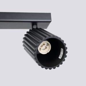 Plafonieră KARBON 4L negru - imagine 5