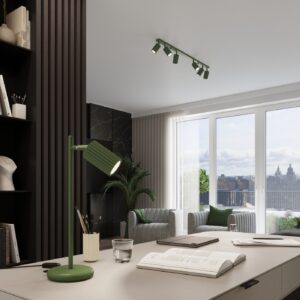 Lampă suspendată KARBON 1 verde măsliniu - imagine 12