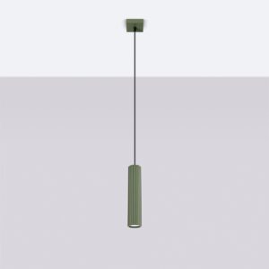 Lampă suspendată KARBON 1 verde măsliniu - imagine 2