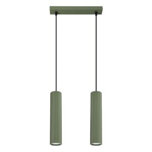 Lampă suspendată KARBON 2 verde măsliniu - imagine 1
