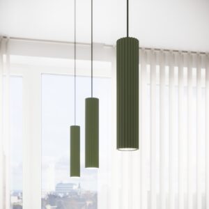 Lampă suspendată KARBON 2 verde măsliniu - imagine 12