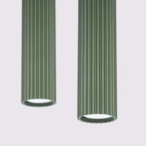 Lampă suspendată KARBON 2 verde măsliniu - imagine 4