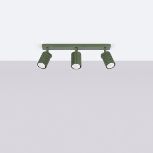 Plafonieră KARBON 3L verde măsliniu - imagine 2