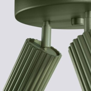 Plafonieră KARBON 3P verde măsliniu - imagine 7