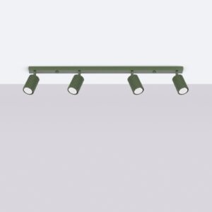 Plafonieră KARBON 4L verde măsliniu - imagine 2