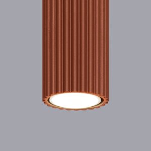 Plafonieră KARBON 10 roșu ocru - imagine 5