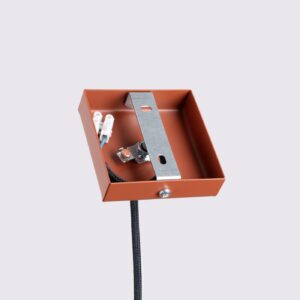Lampă suspendată KARBON 1 roșu ocru - imagine 8