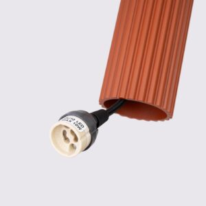 Lampă suspendată KARBON 2 roșu ocru - imagine 7