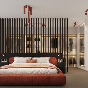 Lampă de perete KARBON roșu ocru - imagine 9