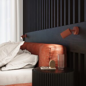 Lampă de perete KARBON roșu ocru - imagine 10